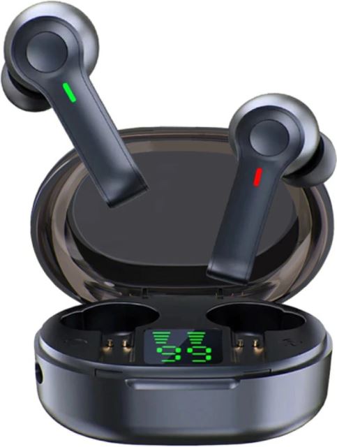 CUagain R22 Draadloze Oortjes - Touch Control Oordopjes TWS Bluetooth 5 1 Earphones Earbuds Oortelefoon Zwart