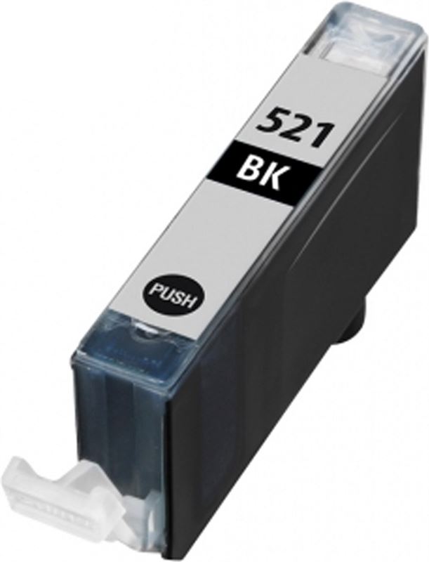 MartyPrint - Canon CLI-521BK inktcartridge foto zwart (huismerk)