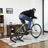 Cozy Living Magnetische fietsweerstandstrainer met geluiddempend wiel - Zwart