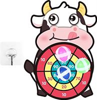 Voiakiu Dartbord voor dieren - Doel Dartbord met Sticky Ball voor kinderen gooien,Educatief spel voor binnen en buiten voor kinderen van 4 5 6 7 8 9 10 jaar oud en ouder