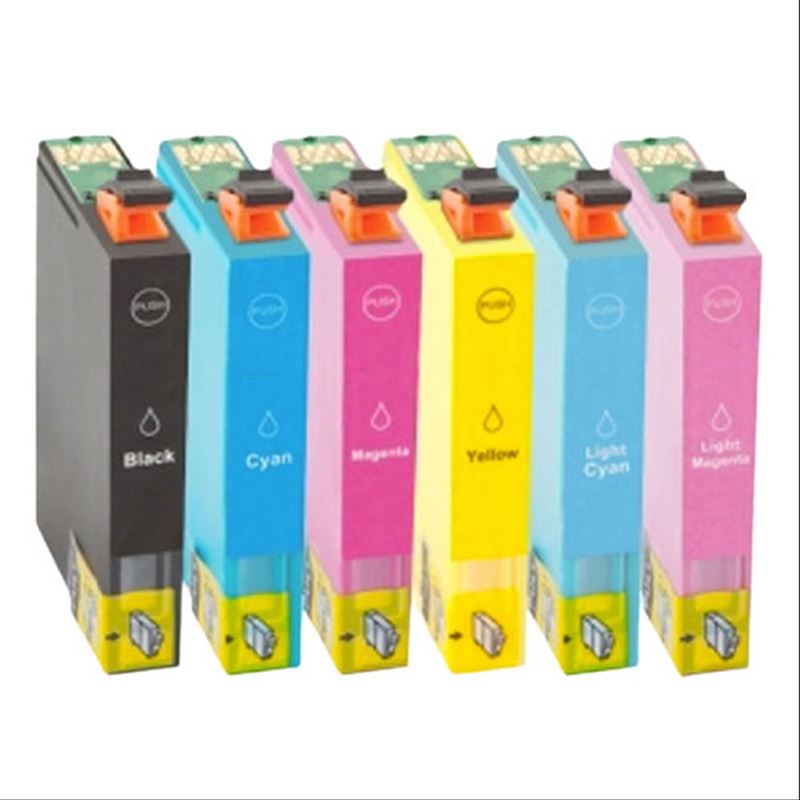 pcman Epson Huismerk T079 Cartridges - Zwart + Alle Kleuren Set