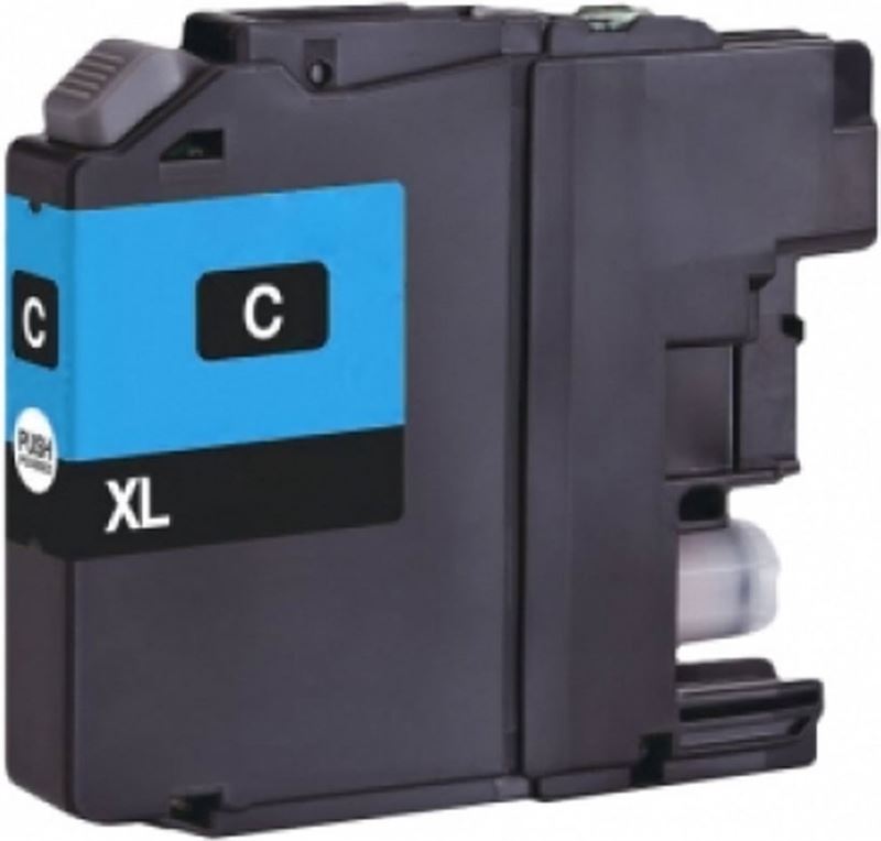 pcman Brother Huismerk LC-12E XL Cartridge – Cyaan