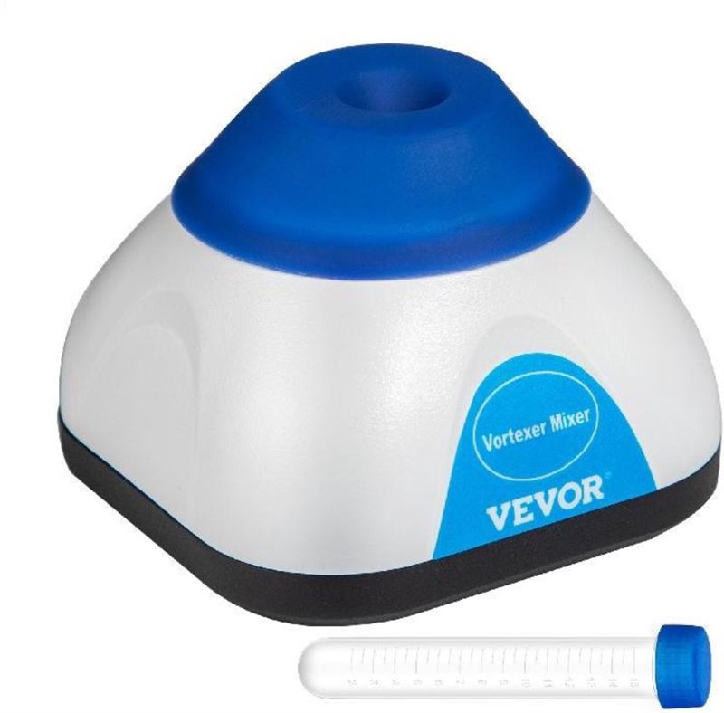 Bolture Vortex Mixer - Laboratorium Mixer - Nagellak Mixer - Verf Mixer - Paint Shaker - 3000RPM - Blauw/Grijs
