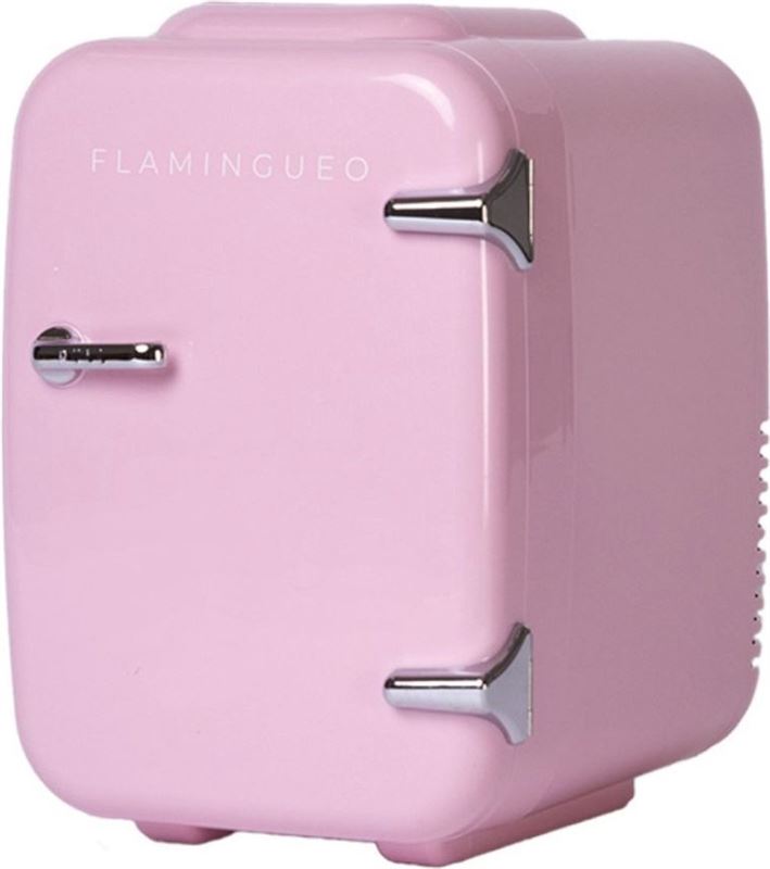 Flamingueo Skincare fridge – Make Up Koelkast Met Verwarmingsfunctie – Beauty Frigde 4L – Voor Eten, Drinken, Skincare & Medicatie