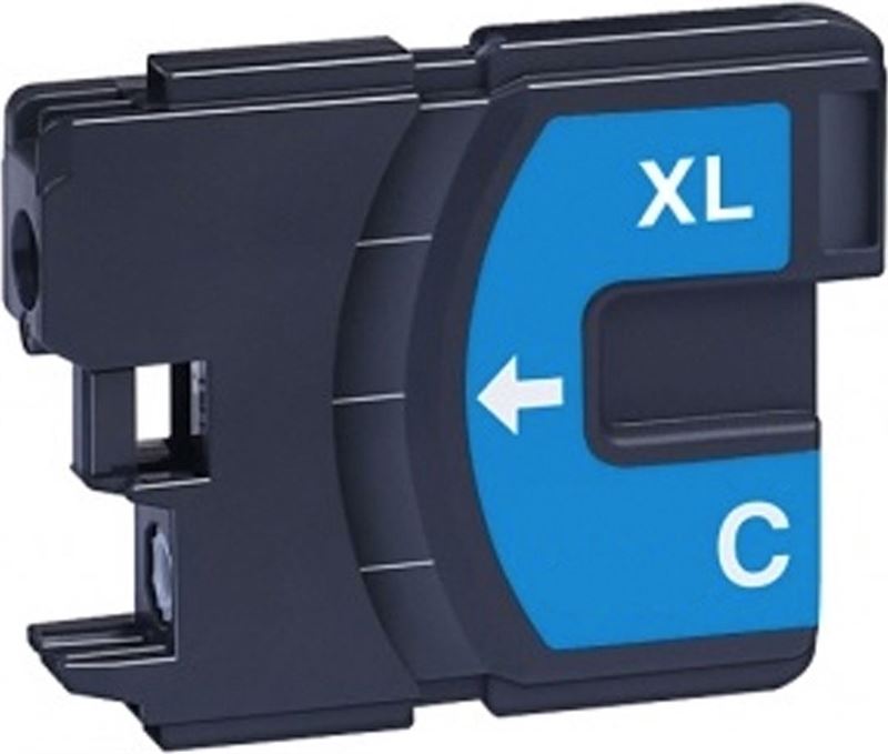 pcman Brother Huismerk LC-980 XL Cartridge – Cyaan
