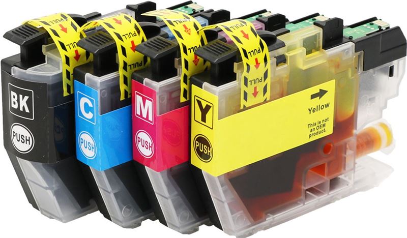 pcman Brother Huismerk LC-3211 XL Cartridges – Zwart + Alle Kleuren Set