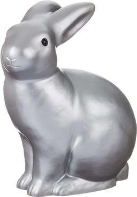 Heico lamp konijn zilver. 25 cm inclusief transformator