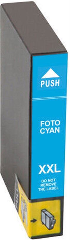 pcman Epson Huismerk T0805 Cartridge - Licht Cyaan