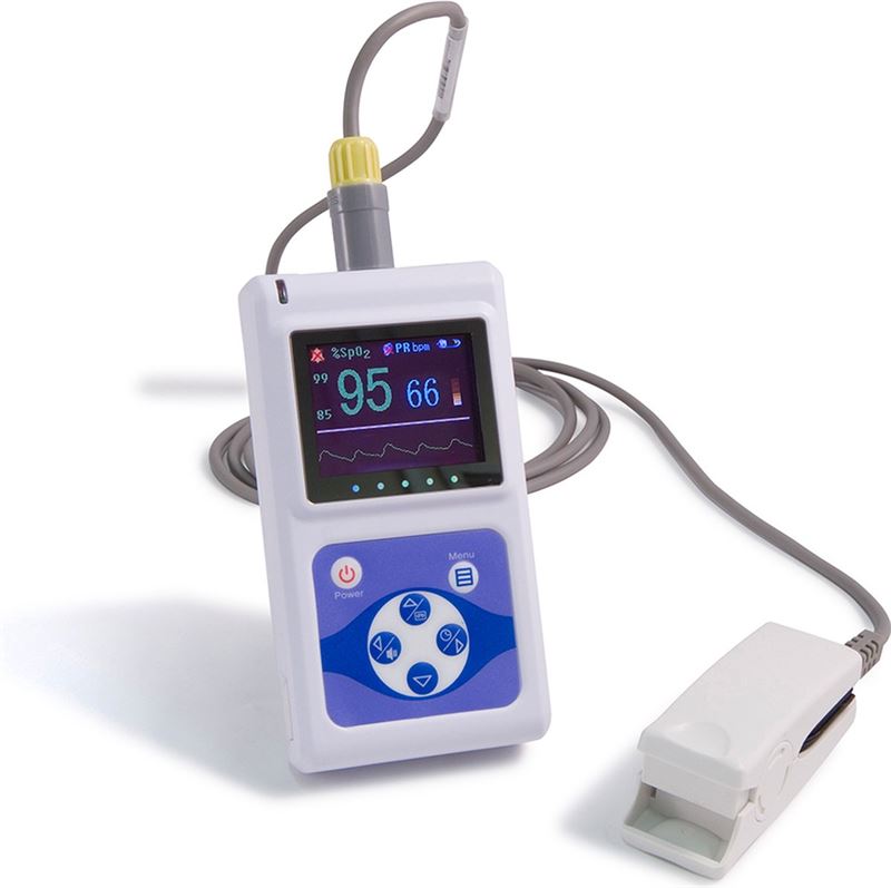 Contec Medical Systems Contec CMS60D Saturatiemeter inclusief 3 probes (volwassene + kind + baby)