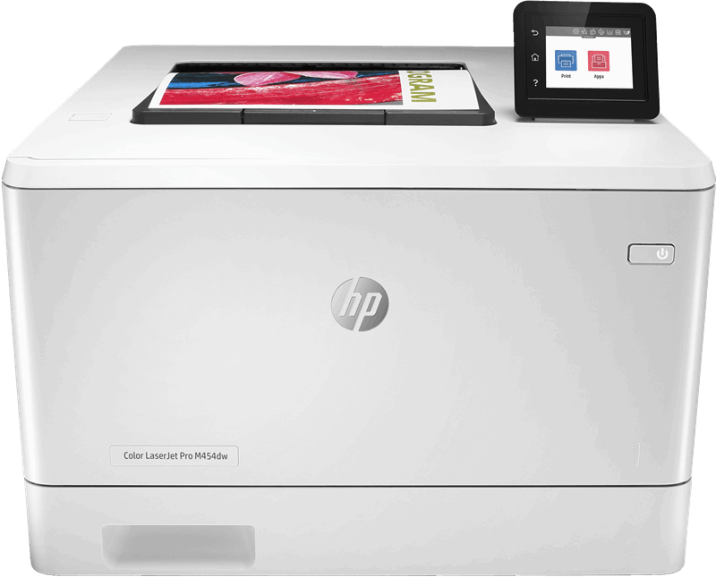 HP Color LaserJet Pro HP Color LaserJet Pro M454dw, Print, Printen via de USB-poort aan voorzijde; Dubbelzijdig printen