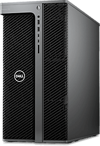 Dell Precision 7960 Tower, Intel® Xeon® w5-3423, NVIDIA® T400, 4 GB GDDR6, 3 mDP naar DP-adapters, 7960T, 16GB, 512G, Windows 11 Pro voor Workstations