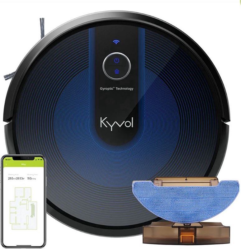 Kyvol Cybovac Kyvol E31 Robotstofzuiger met dweilcombinatie - Bestuurbaar via app, stem of afstandsbediening