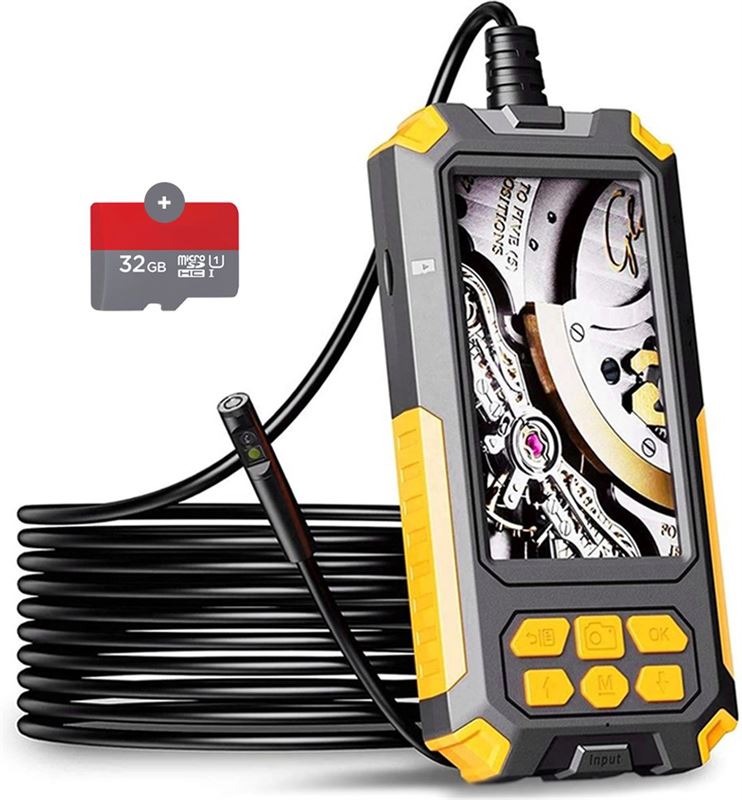 Knutz® Endoscoop - Inspectiecamera- 10 Meter-Dual Camera- Endoscoop camera - Rioolcamera
