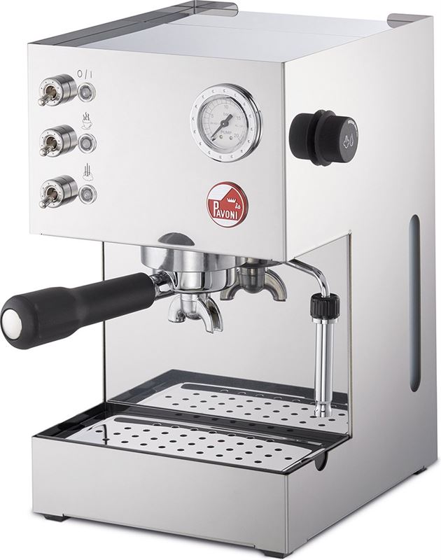 La Pavoni piston espressomachine Gran Caffe Steel LPMGCM01EU rvs