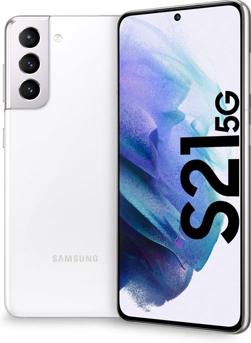 Samsung Galaxy S21 5G 128 GB / phantom white / (dualsim) / 5G