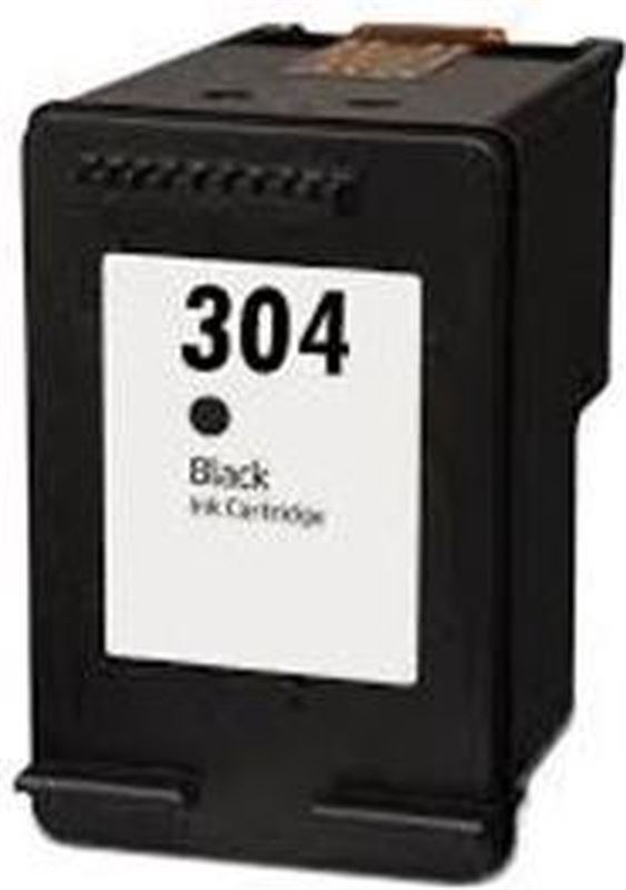 FLWR - Inktcartridge / 304XL / Zwart - geschikt voor HP