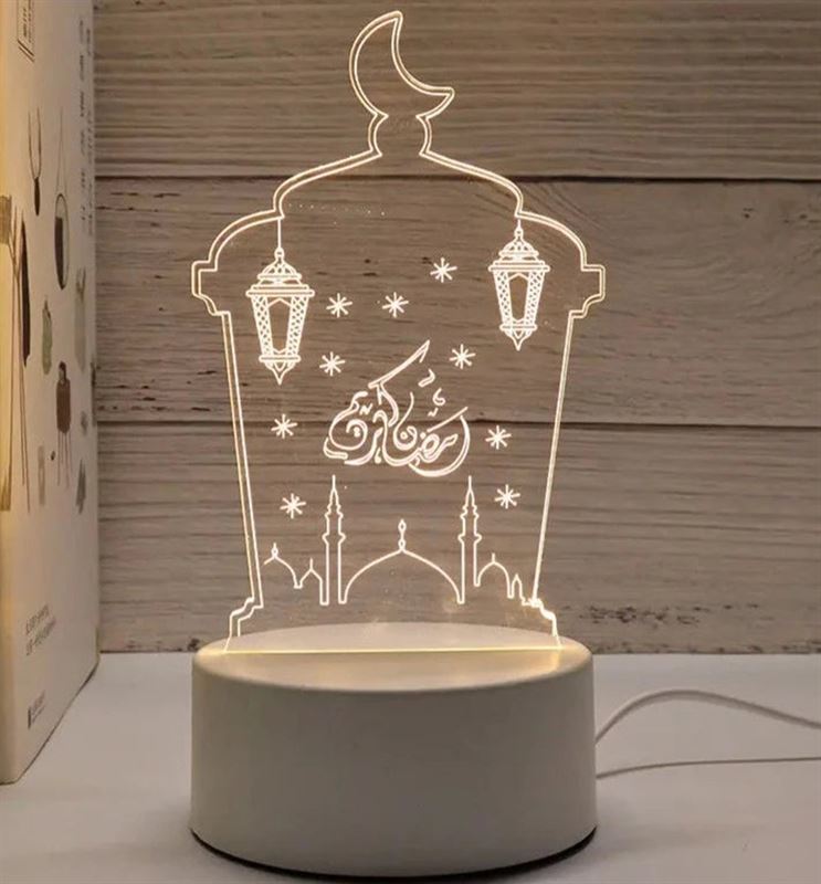 Light-it-Up 3D Illusie Lamp Ramadan Kareem