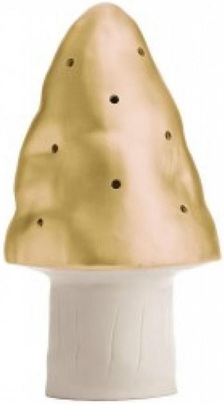 Egmont Toys Paddestoel lamp - - Heico lamp - goud - LED lamp