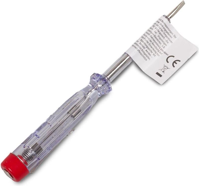 FSH Spanningsmeter - spanningszoeker - schroevendraaier meet spanning - 14cm - 100 tot 240 V