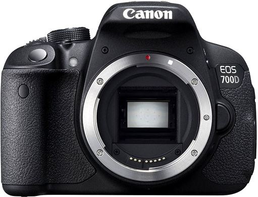 Canon EOS 700D zwart