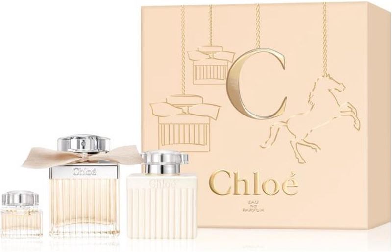 Armani Chloe Signature SET Eau de parfum spray 75ml + perfumed water miniature spray 5ml + body lotion 100ml