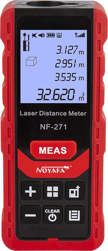 Luveo Lasermeter - Afstandsmeter - Laser Afstandsmeter - Kruislijnlaser - Kruislaser - 80 Meter - Rood