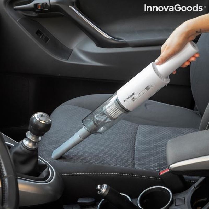 Innovagoods Hancuum- Handheld Stofzuiger - oplaadbaar - 3 accessoires - Wit